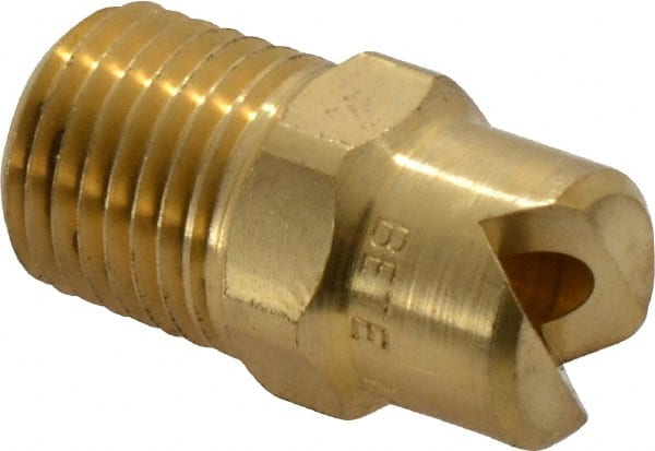 Brass Standard Fan Nozzle: 1/4