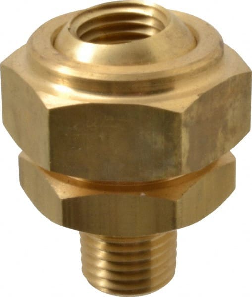 Brass Adjustable Swivel Joint Nozzle: 1/4