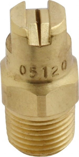 Brass Standard Fan Nozzle: 1/8