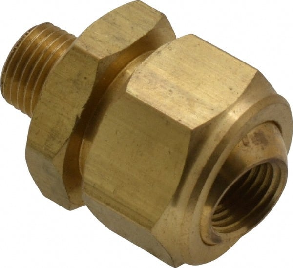 Brass Adjustable Swivel Joint Nozzle: 1/8