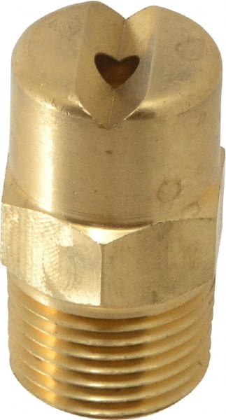 Brass Standard Fan Nozzle: 3/8