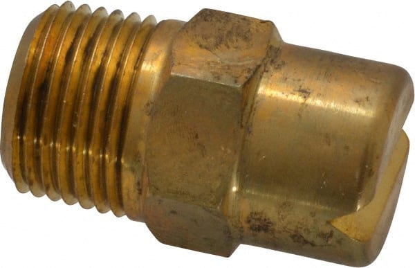 Brass Standard Fan Nozzle: 3/8