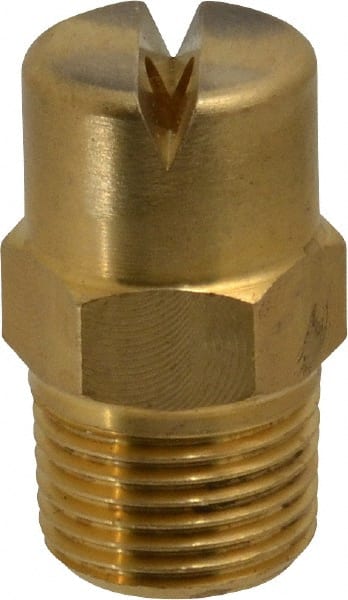 Brass Standard Fan Nozzle: 3/8