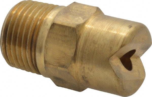 Brass Standard Fan Nozzle: 3/8