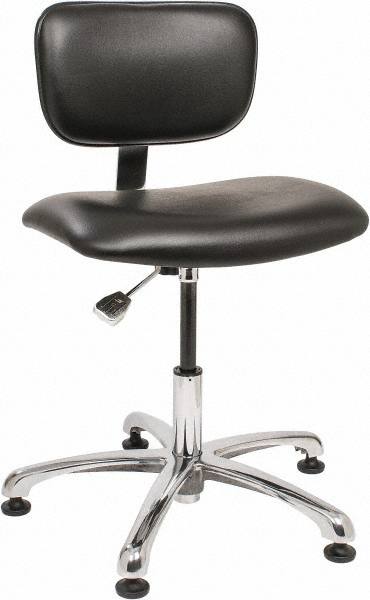 Task Chair: Vinyl, Adjustable Height, 15-1/2 to 20-1/2