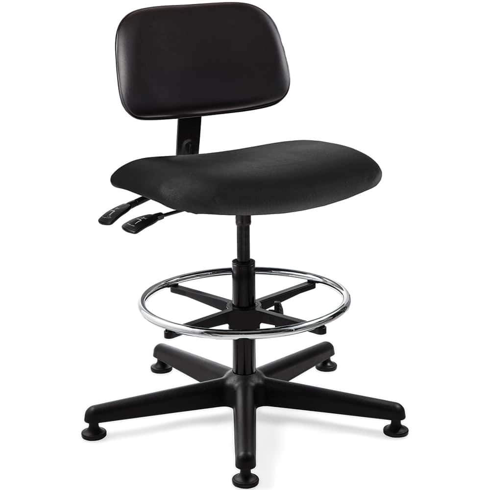 Task Chair: Vinyl, Adjustable Height, 19-1/2 to 27