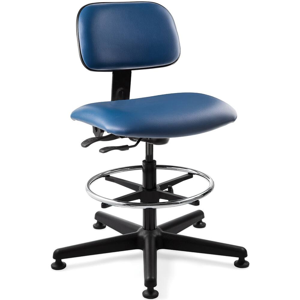 Task Chair: Vinyl, Adjustable Height, 19-1/2 to 27