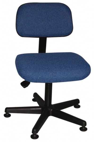 Task Chair: Cloth, Adjustable Height, 17 to 22