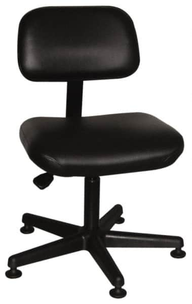 Task Chair: Vinyl, Adjustable Height, 17 to 22