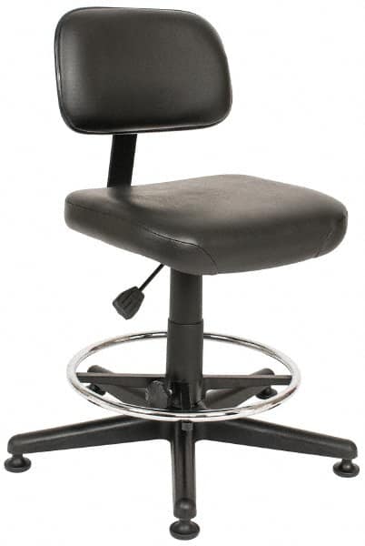 Task Chair: Vinyl, Adjustable Height, 20-1/2 to 28