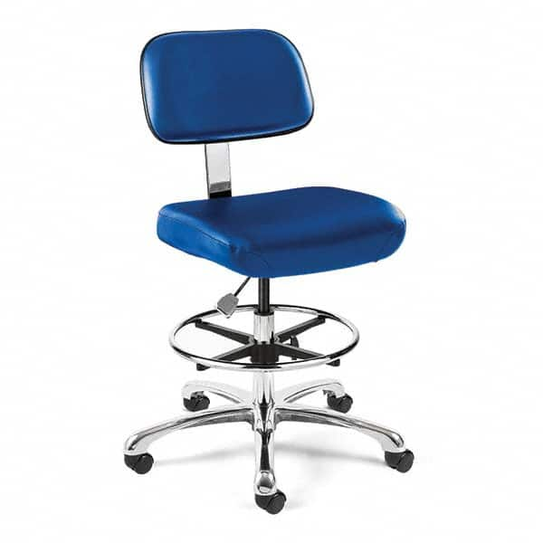 Task Chair: Vinyl, Blue MPN:5550C2-BLU-HFC