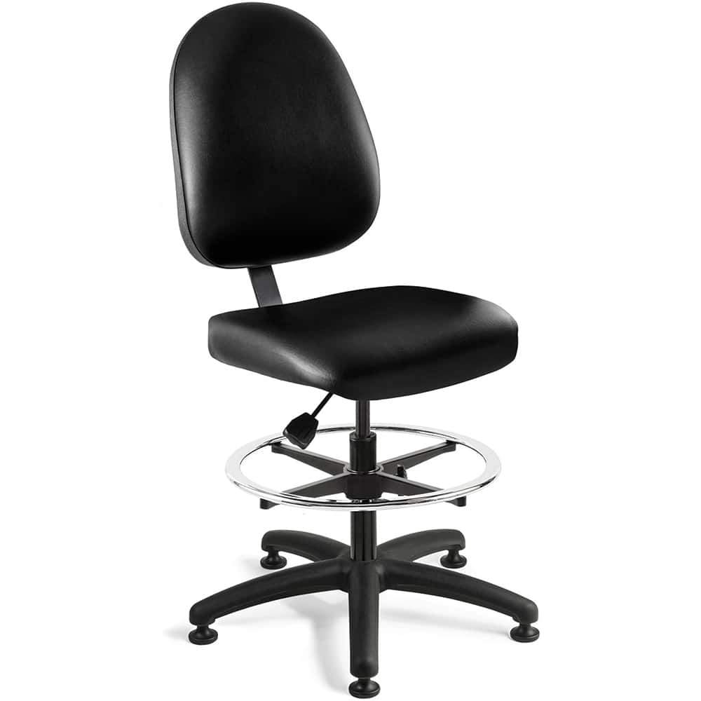 Task Chair: Vinyl, Adjustable Height, 24 to 34