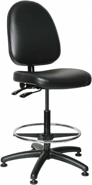 Task Chair: Vinyl, Adjustable Height, 24 to 34