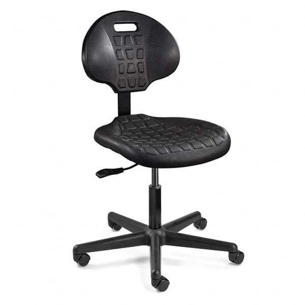 Task Chair: Polyurethane, Black MPN:7000-BLK-HFC