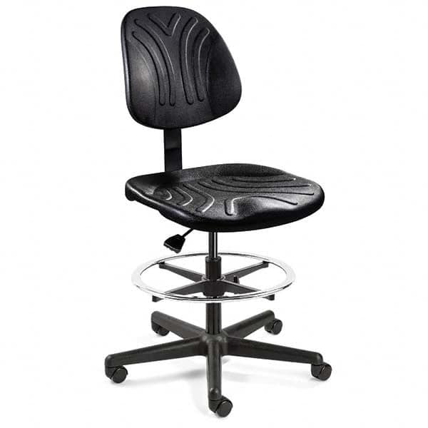 Task Chair: Polyurethane, Black MPN:7500D-3750S/5