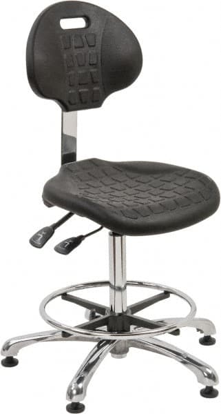 Task Chair: Polyurethane, Adjustable Height, 20-1/2 to 30-1/2