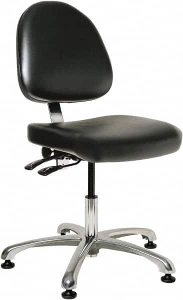 Task Chair: Vinyl, Adjustable Height, Black MPN:9050MC2-V-BLK