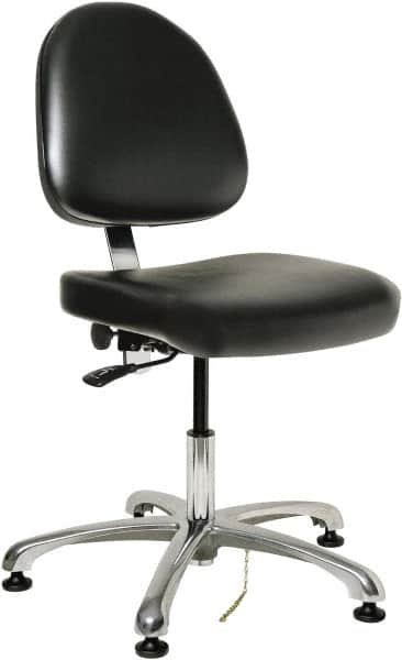 Task Chair: Vinyl, Adjustable Height, Black MPN:9050ME2-V-BLK
