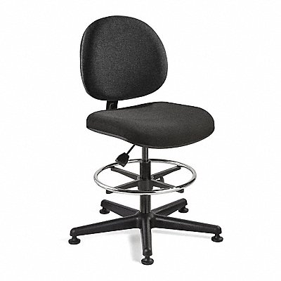 Task Chair Fabric Black 23-33 Seat Ht MPN:V4507MG-BK