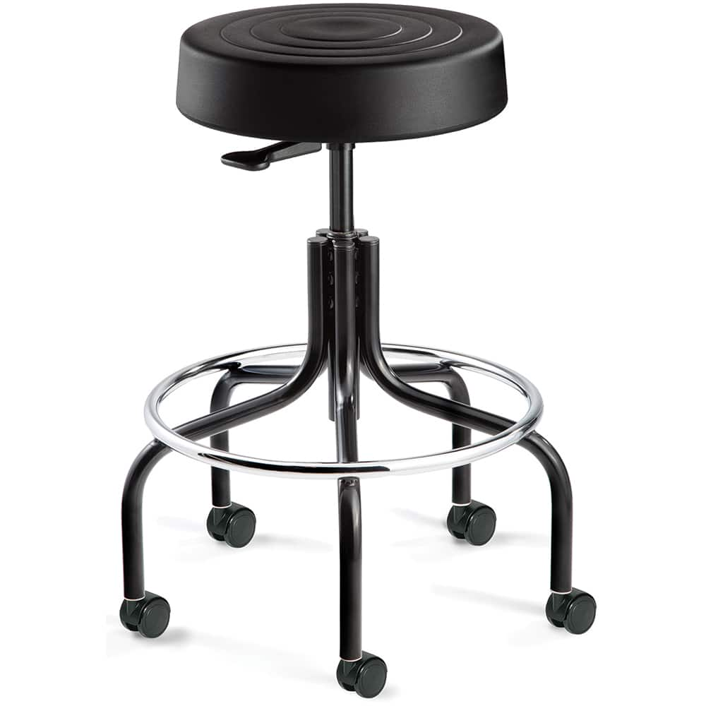 Adjustable Height Swivel Stool: Polyurethane, 14