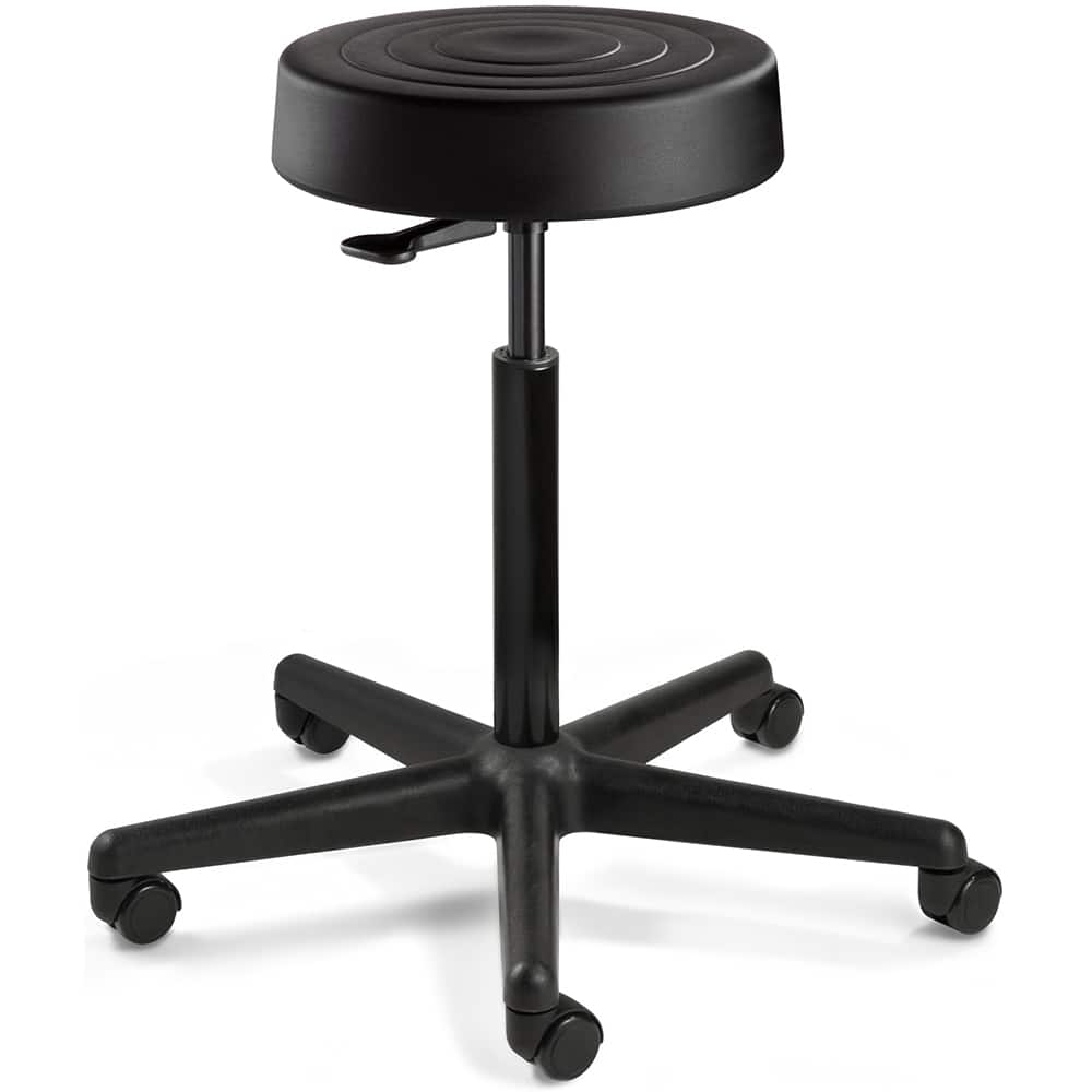 Adjustable Height Swivel Stool: Polyurethane, 14