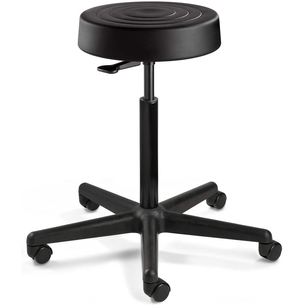 Adjustable Height Swivel Stool: Polyurethane, 14