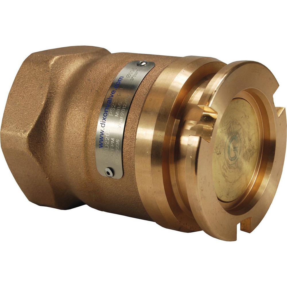 Reusable Hose Fittings, Type: Adapter , Thread Size: 3 in , Material: Brass , Thread Standard: NPT , Connection Type: Threaded  MPN:DDA300GM