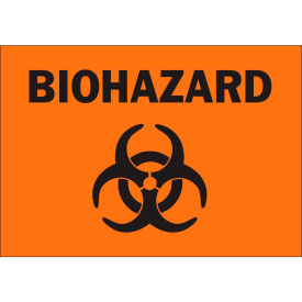 Brady® 89170 Biohazard (Bloodborne Pathogen) Sign Polyester 5