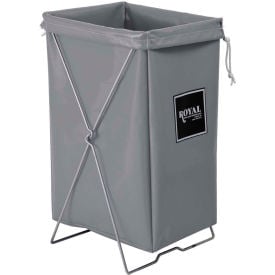 Royal Basket Trucks® Hamper Kit Gray Vinyl Standard Pocket R00-GGX-HBK