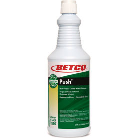 Betco® Push All Purpose Cleaner & Odor Eliminator Lemon & Sage Scent 32 oz. Bottle 12/Case 26071200