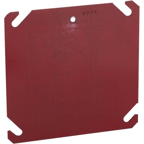 Flat Electrical Box Cover: Steel MPN:911-8