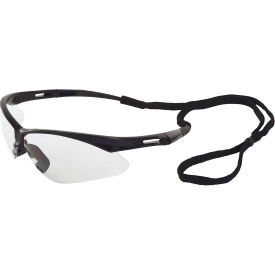 ERB® Octane® Safety Glasses Clear Lens Black Frame - Pkg Qty 12 WEL15324BKCL