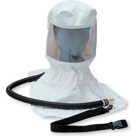 Allegro 9910 Tyvek™ Supplied Air Respirator Hood With OBAC Fitting Belt Clip & Suspension 9910*****##*