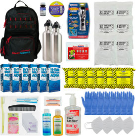 Ready America® 12 Day Shelter in Place Emergency Survival Kit 2 Person Backpack 38 Pieces 70460