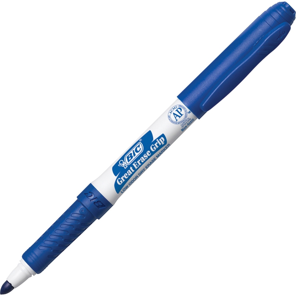 BIC Intensity Fine Point Whiteboard Marker - Fine Marker Point - Blue - 1 Dozen (Min Order Qty 7) MPN:GDE11BE