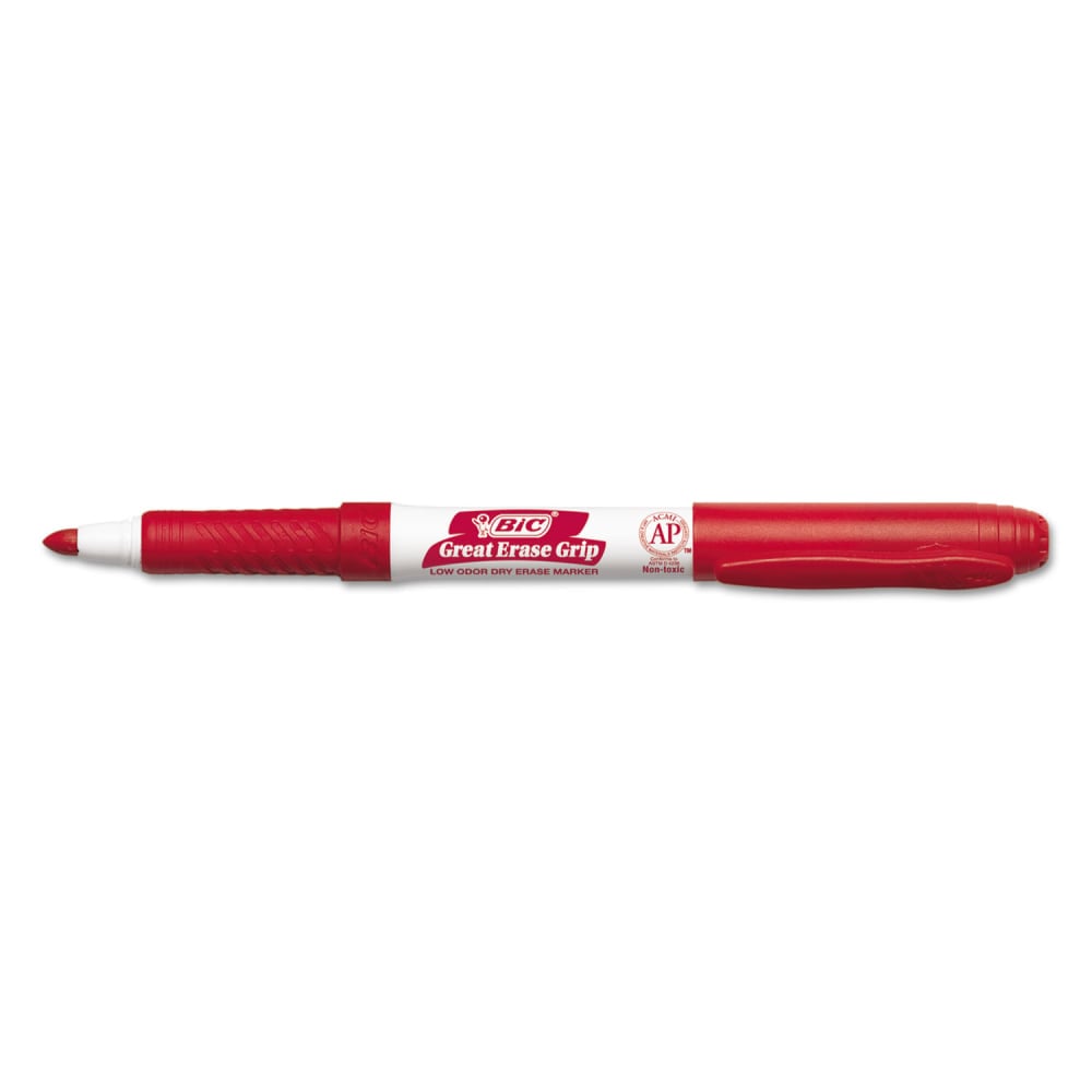 BIC Intensity Fine Point Whiteboard Marker - Fine Marker Point - Red - 12 / Dozen (Min Order Qty 6) MPN:GDE11RD