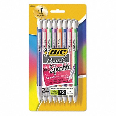 Mechanical Pencil 0.7mm Asst Barrel PK24 MPN:MPLP241