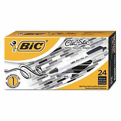 Click Pen Black PK24 MPN:CSM241-BK