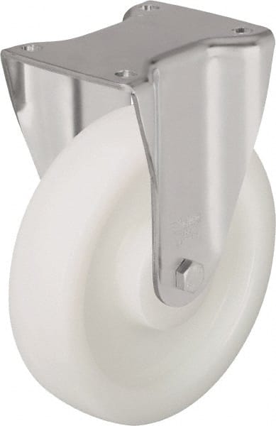 Rigid Top Plate Caster: Nylon, 5