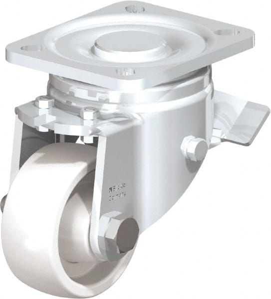 Swivel Top Plate Caster: Nylon, 3