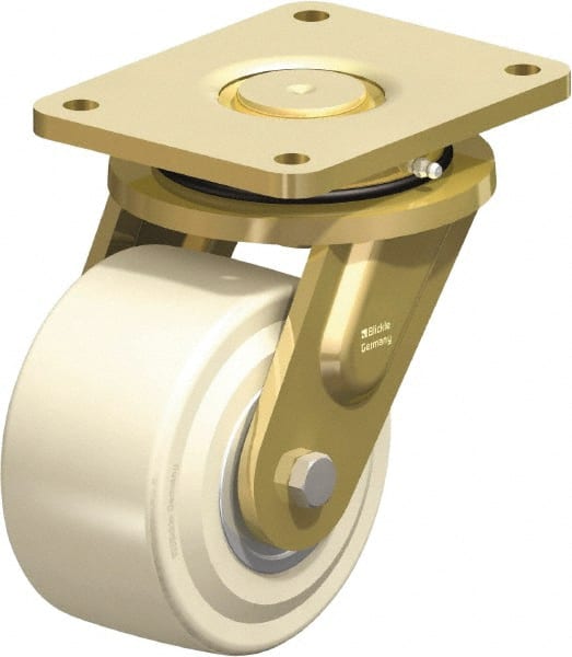 Swivel Top Plate Caster: Cast Nylon, 6