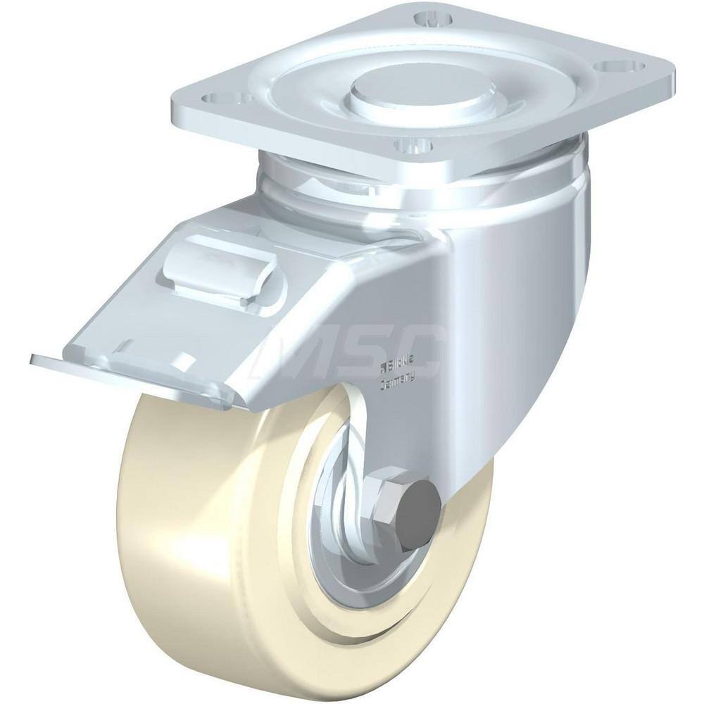 Swivel Top Plate Caster: Cast Nylon, 4