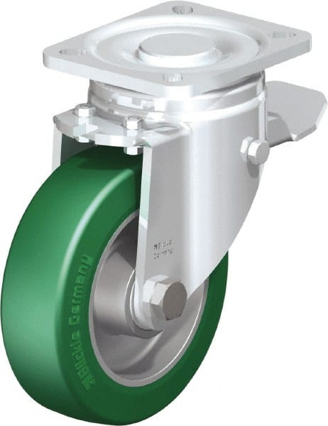 Swivel Top Plate Caster: Polyurethane-Elastomer Blickle Softhane, 5