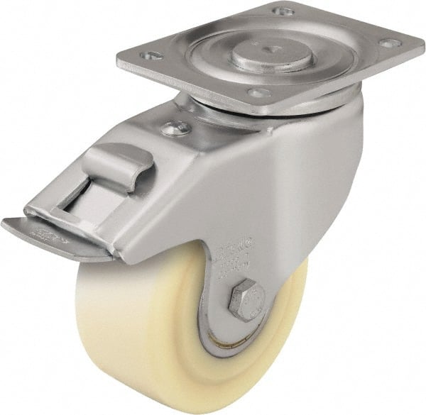 Swivel Top Plate Caster: Cast Nylon, 4