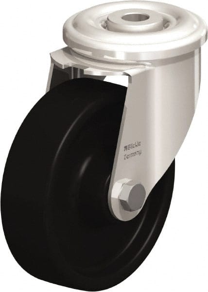 Hollow Kingpin Caster: Swivel, 4