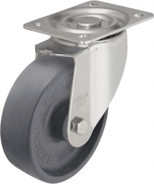 Swivel Top Plate Caster: Nylon, 4