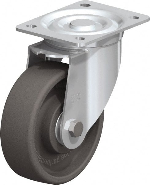 Swivel Top Plate Caster: Nylon, 6