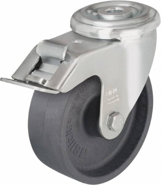 Hollow Kingpin Caster: Swivel, 4