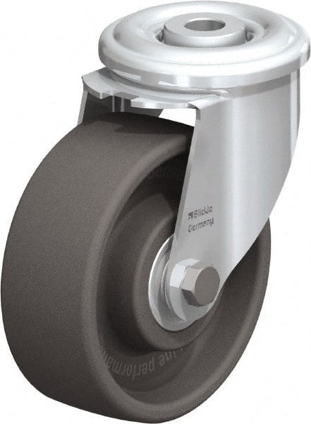 Hollow Kingpin Caster: Swivel, 4