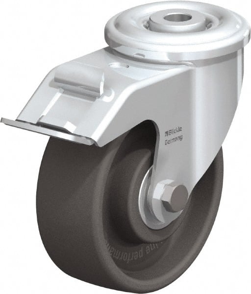 Hollow Kingpin Caster: Swivel, 4